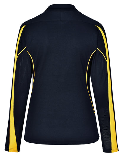 Winning Spirit-Ladies' TrueDry® Long Sleeve Polo-PS70