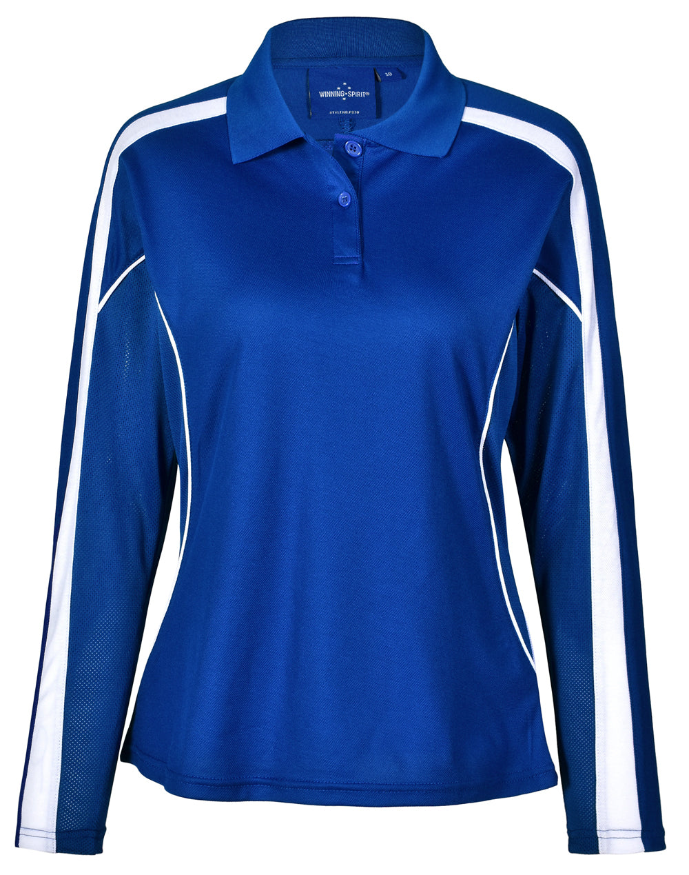 Winning Spirit-Ladies' TrueDry® Long Sleeve Polo-PS70