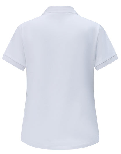 Winning Spirit - Ladies Ultrafine Cotton Pique Short Sleeve Polo - PS72