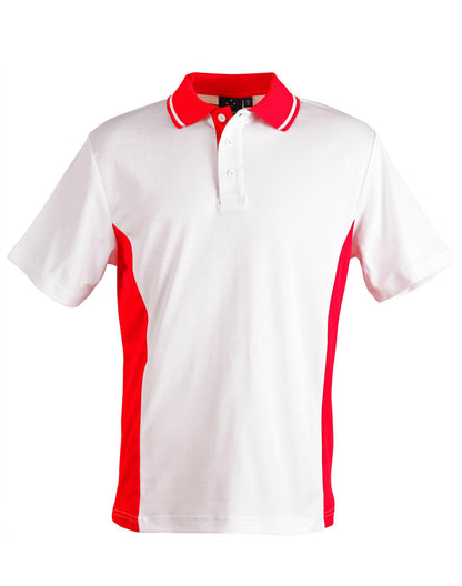 Winning Spirit-Men's TrueDry® Contrast Short Sleeve Polo -PS73-2nd