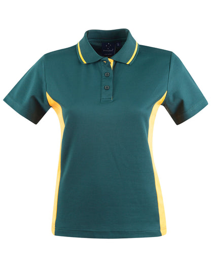 Winning Spirit -Women's TrueDry® Contrast Short Sleeve Polo-PS74