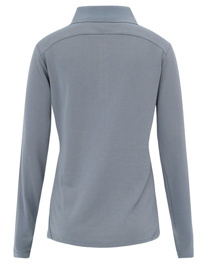 Winning Spirit-Lucky Bamboo Long Sleeve Polo Ladies-PS90