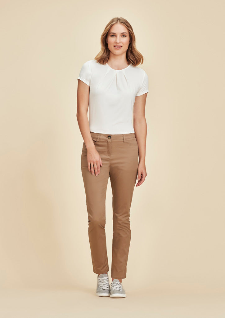 Biz Corporates - Womens Slim Leg Stretch Chino Pant - RGP263L