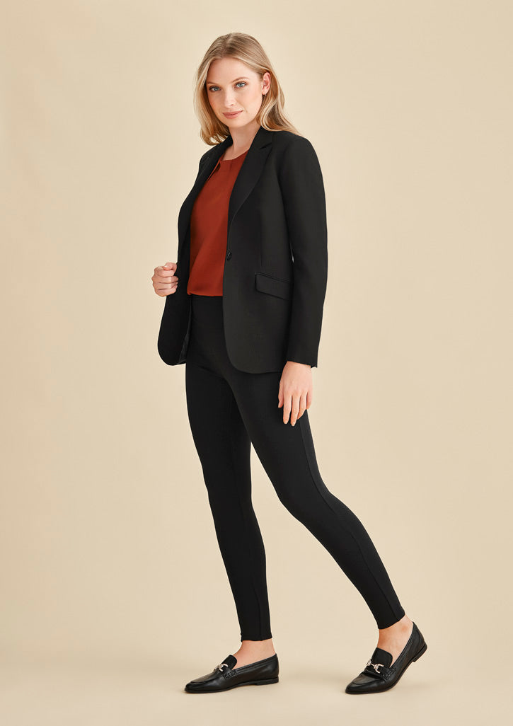 Biz Corporate Scuba Ponte Womens High-rise Corporate Legging - RGP303L