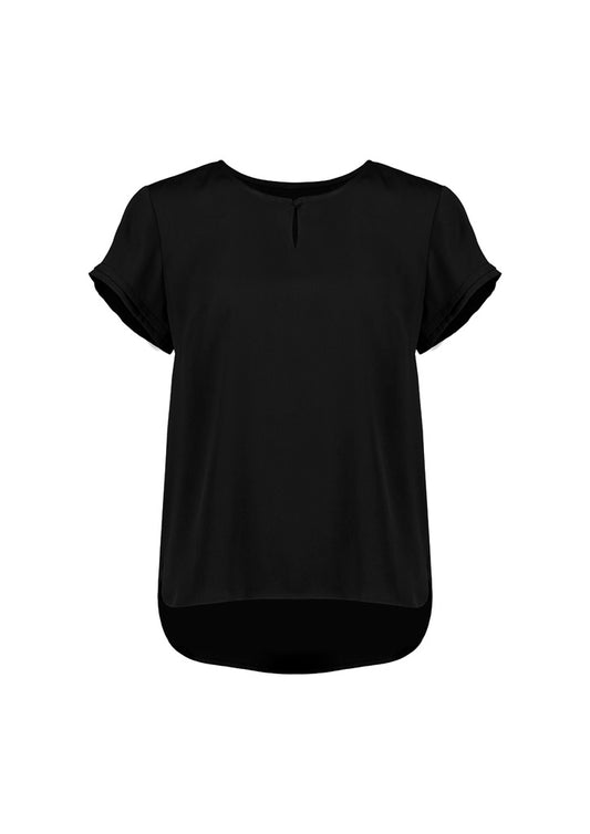 Biz Corporates - Womens Evelyn Short Sleeve Blouse - RU569LS