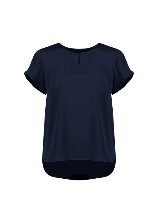Biz Corporates - Womens Evelyn Short Sleeve Blouse - RU569LS