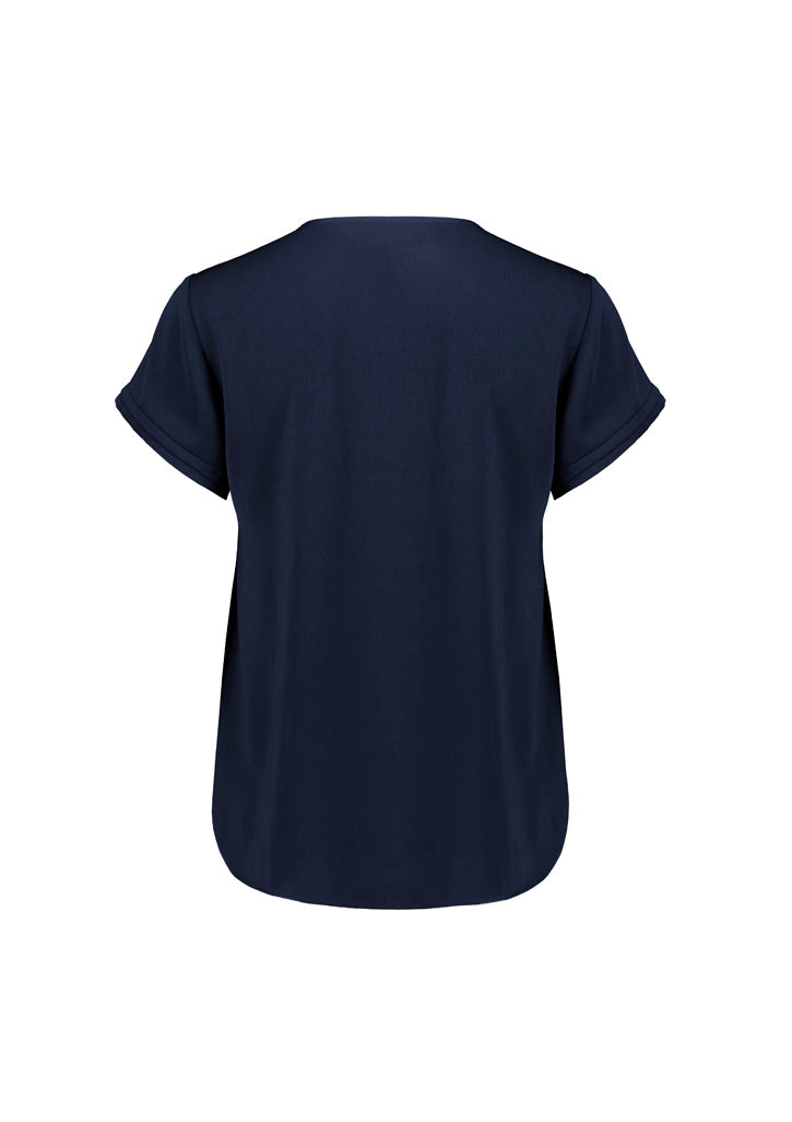 Biz Corporates - Womens Evelyn Short Sleeve Blouse - RU569LS