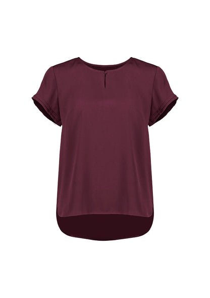 Biz Corporates - Womens Evelyn Short Sleeve Blouse - RU569LS
