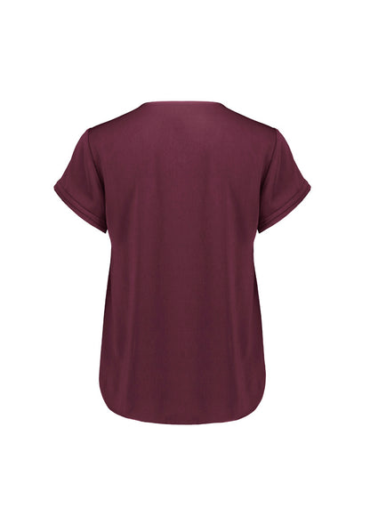 Biz Corporates - Womens Evelyn Short Sleeve Blouse - RU569LS