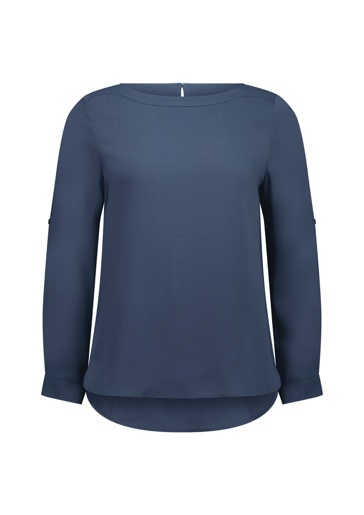 Biz Collection Ladies Madison Boatneck Blouse  S828LL
