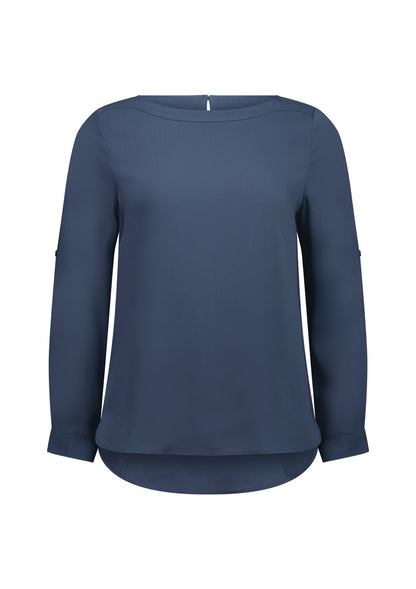Biz Collection Ladies Madison Boatneck Blouse  S828LL