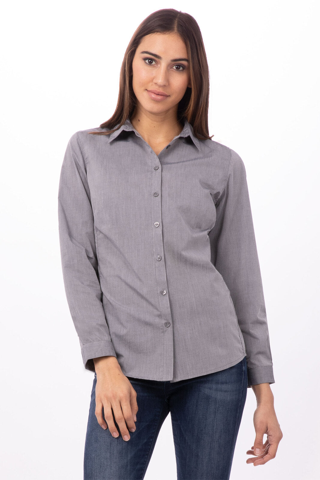 Chef Works - Women's Modern Chambray Dress Shirt