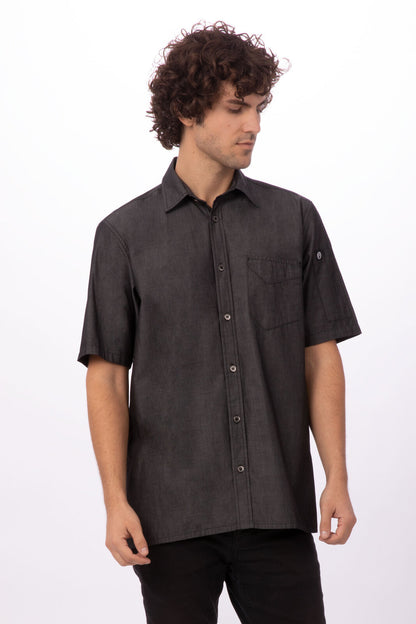 Chef Works - Detroit Short Sleeve Denim Shirt