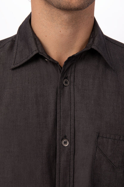 Chef Works - Detroit Short Sleeve Denim Shirt