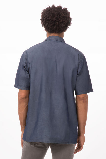 Chef Works - Detroit Short Sleeve Denim Shirt