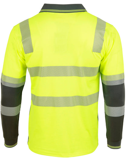Winning Spirit-Unisex Truedry ® Biomotion Segmented Ls Safety Polo-SW74