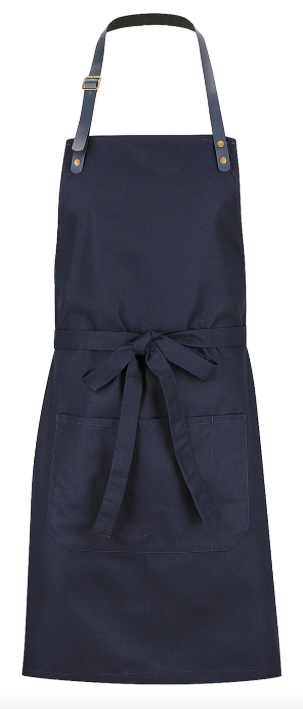 SANDHURST_ Identitee -  A32_NAVY APRON + A21 – Apron Neck Strap_TAN