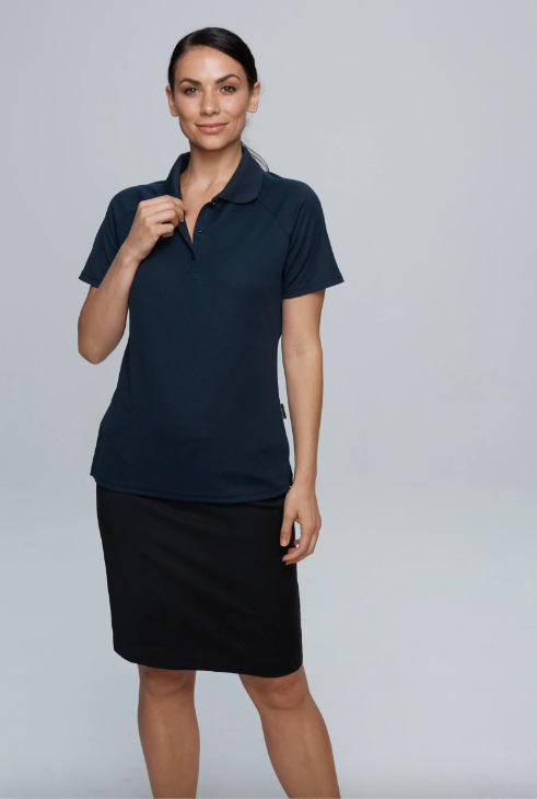 SANDHURST_Sales Team Uniform with Logo Embroidered_Aussie Pacific Keira Women Polos - N2306