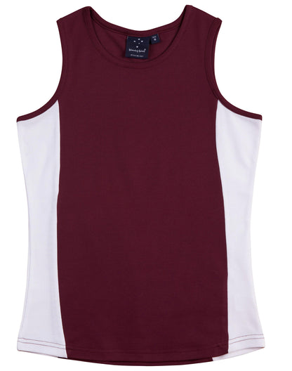 Winning Spirit - Ladies' Teammate TrueDry Contrast Singlet - TS17