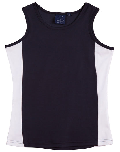 Winning Spirit - Ladies' Teammate TrueDry Contrast Singlet - TS17