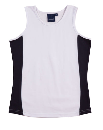 Winning Spirit - Ladies' Teammate TrueDry Contrast Singlet - TS17