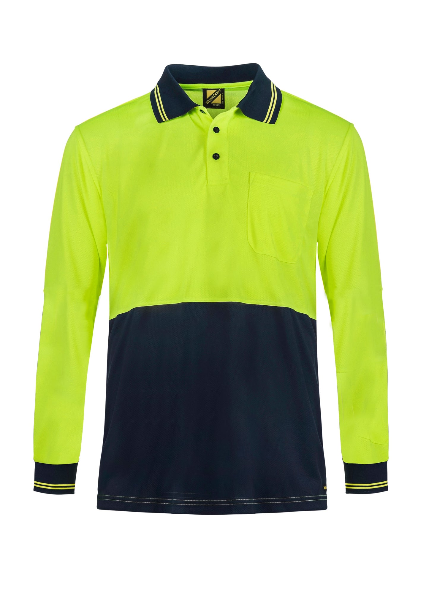 Workcraft - Hi Vis Lightweight Polo L/S - WSP209