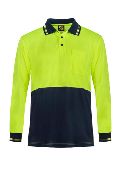 Workcraft - Hi Vis Lightweight Polo L/S - WSP209