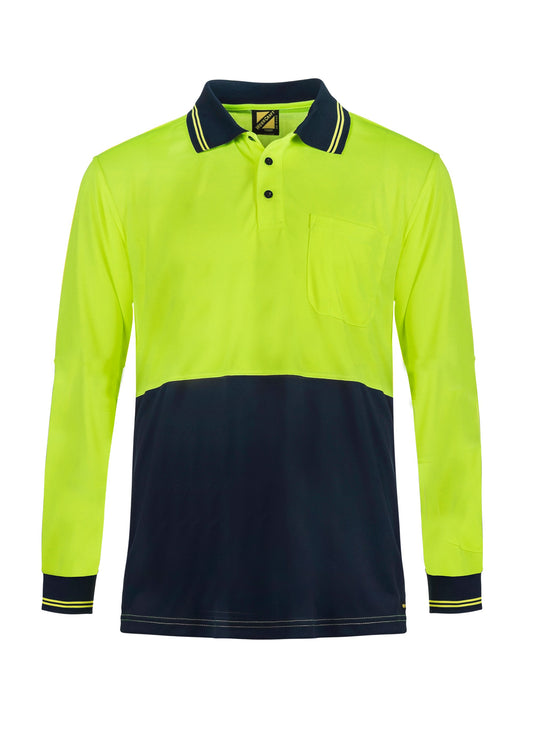 Workcraft - Hi Vis Lightweight Polo L/S - WSP209