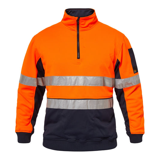 Workcraft - Hi Vis Half Zip Pullover-Tape - WT8013