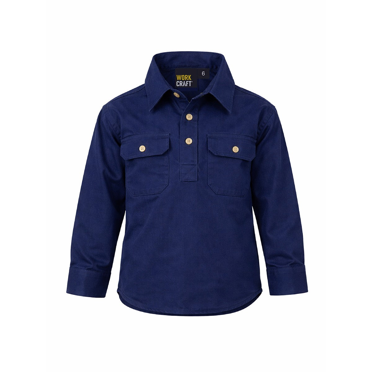 Ncc - WSK131 Kids Closed Front Cotton Shirt