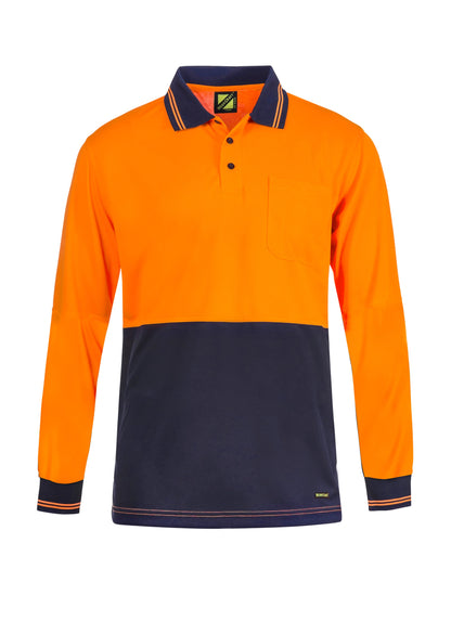 Workcraft - Hi Vis Lightweight Polo L/S - WSP209
