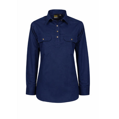 WORKCRAFT - Ladies Closed Front Shirt - WSL505