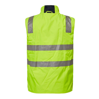 Work craft - Hi Vis Reversible Vest - Tape - WW9023