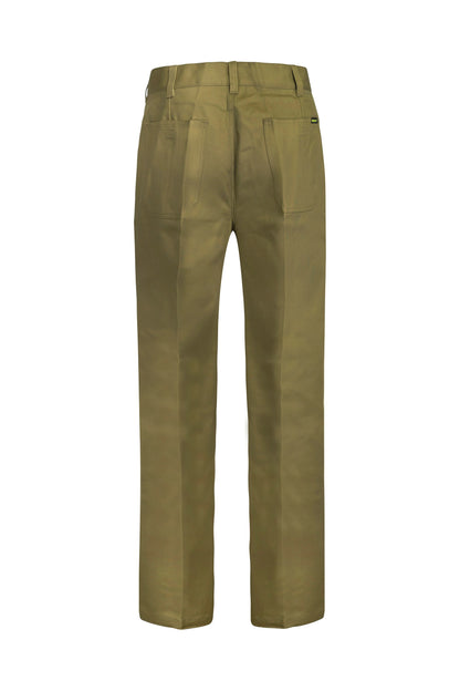 Workcraft-Single Pleat Cotton Pant-WP3041