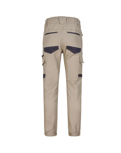 Winning Spirit - Unisex Cotton Stretch Drill Cuffed Work Pants - WP28