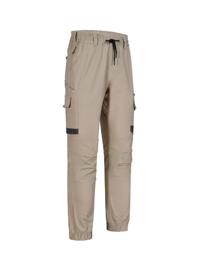 Winning Spirit - Unisex Cotton Stretch Drill Cuffed Work Pants - WP28