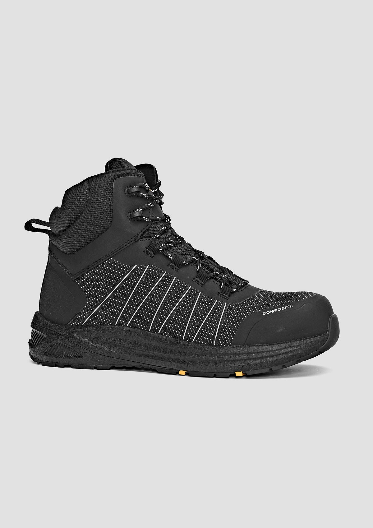 Syzmik - UltraLite Mid Zip Black Reflective - ZFL502