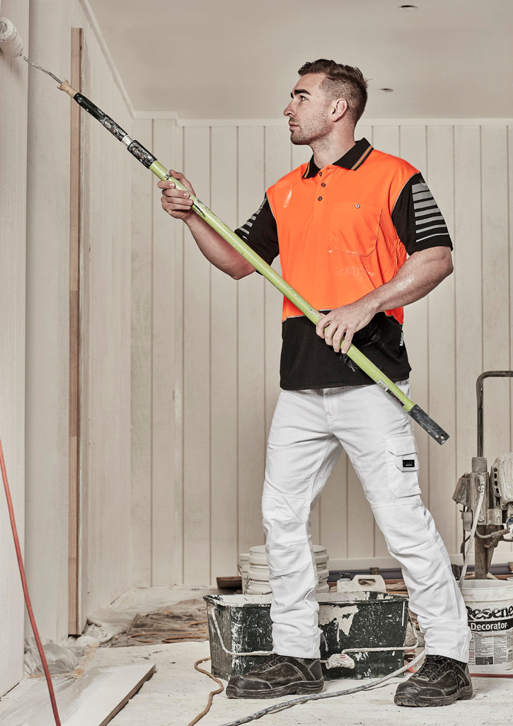 Syzmik Mens Hi Vis Zone Polo   ZH236
