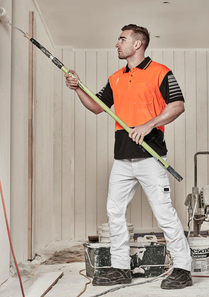 Syzmik Mens Hi Vis Zone Polo   ZH236