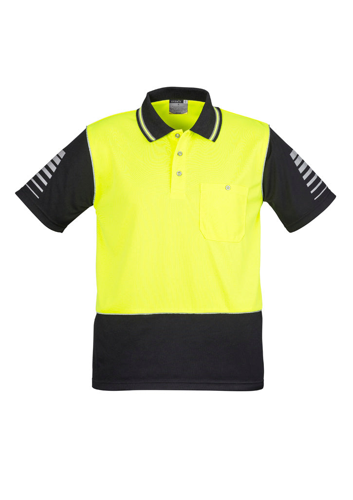 Syzmik Mens Hi Vis Zone Polo   ZH236