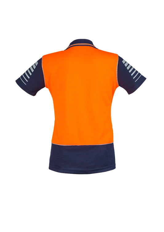 Syzmik - Womens Hi Vis Zone Short Sleeve Polo - ZHL236