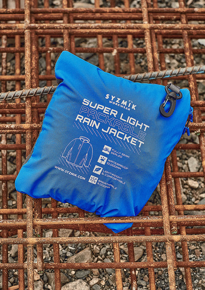 Syzmik - Unisex Super Light Packable Rain Jacket - ZJ260