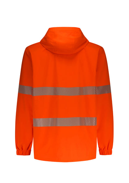 Syzmik - Unisex Super Light Segmented Tape Packable Rain Jacket - ZJ560