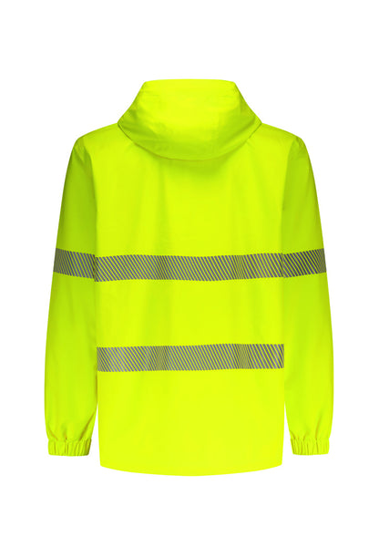 Syzmik - Unisex Super Light Segmented Tape Packable Rain Jacket - ZJ560