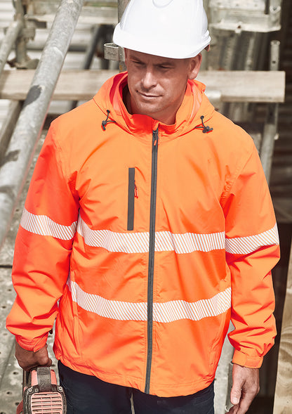 Syzmik - Unisex Super Light Segmented Tape Packable Rain Jacket - ZJ560