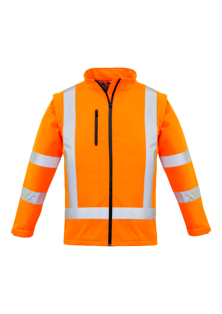 Syzmik - Womens Hi Vis Rail X Back 2 in 1 Softshell Jacket - ZJ770