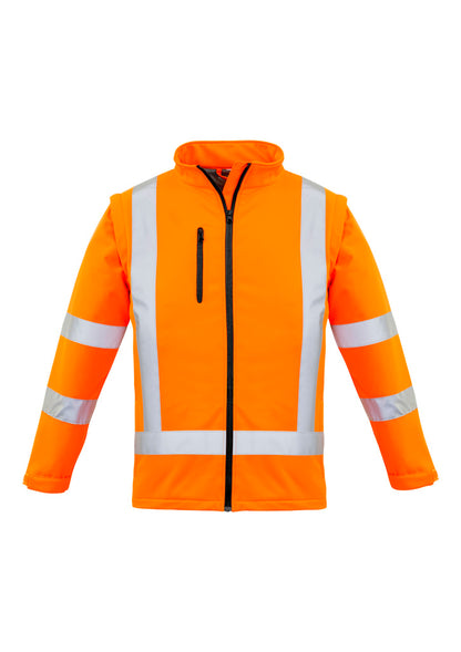 Syzmik - Womens Hi Vis Rail X Back 2 in 1 Softshell Jacket - ZJ770