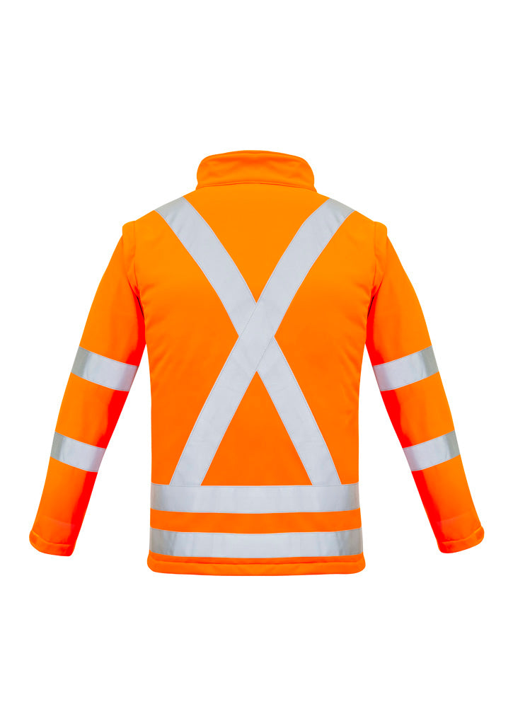 Syzmik - Womens Hi Vis Rail X Back 2 in 1 Softshell Jacket - ZJ770