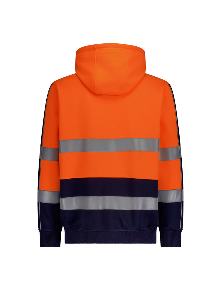 Syzmik - Unisex Hi Vis Full Zip Stretch Taped Hoodie - ZT486