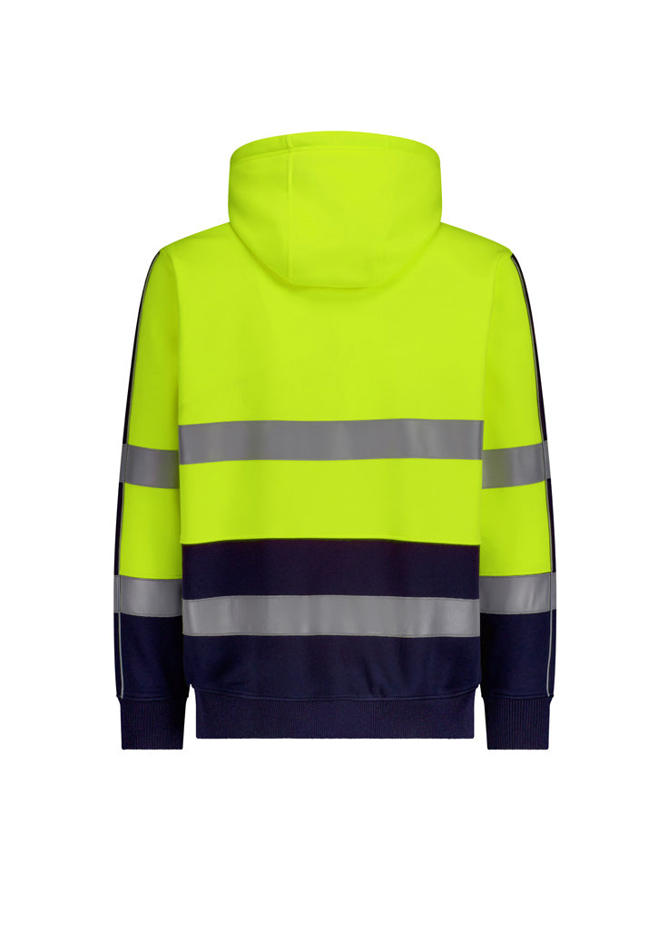Syzmik - Unisex Hi Vis Full Zip Stretch Taped Hoodie - ZT486